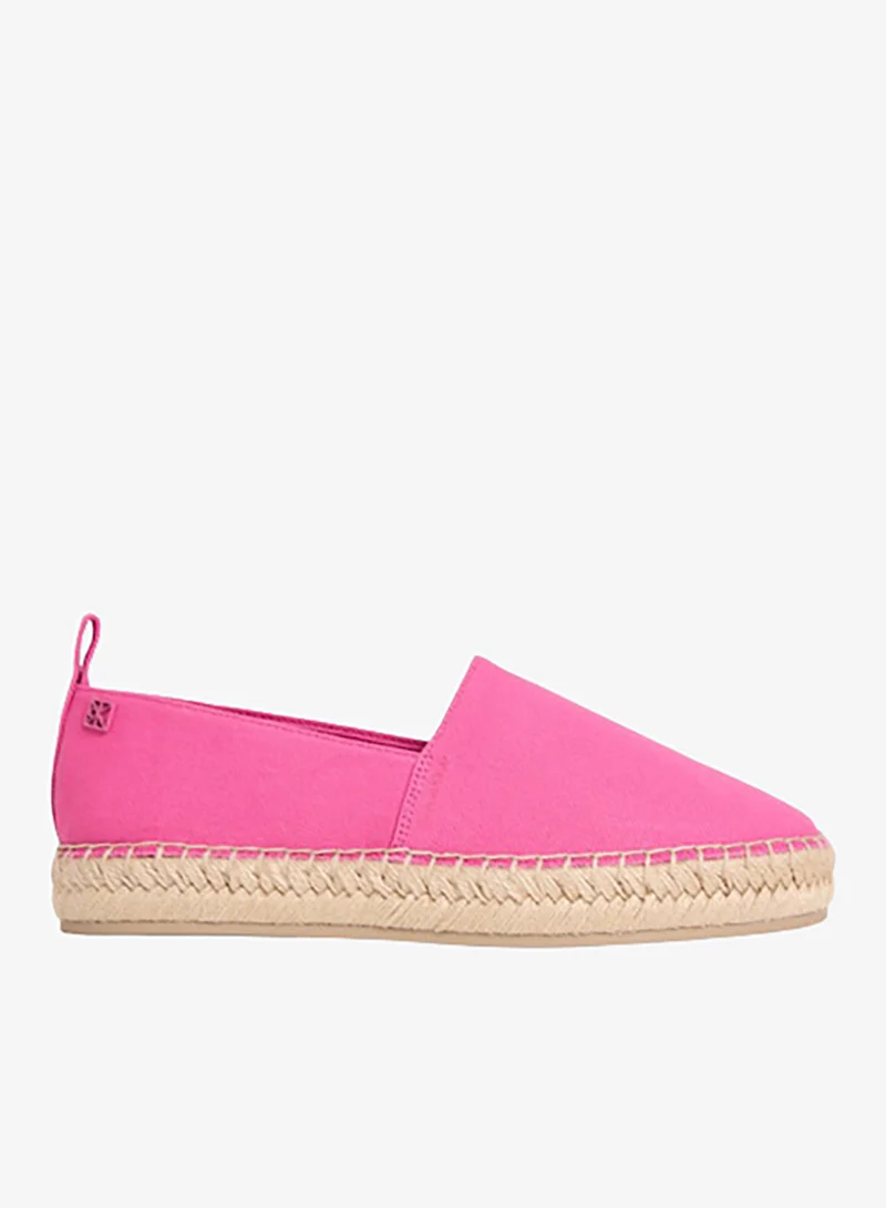 CALVIN KLEIN Tessa - Canvas Emblem Logo Espadrilles